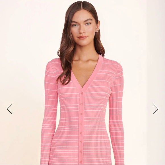 STAUD- Long Sleeve Sweater Dress, Size L - Picture 2 of 16